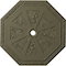 Ekena Millwork Spring Octagonal Medallion (Canopies up to 3"), 29 1/8"OD x 2 1/4"ID x 1 1/8"P, Spartan Stone CM30SPSSF - alternate 1